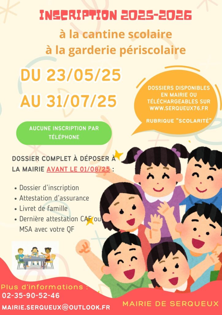Les inscriptions sont ouvertes