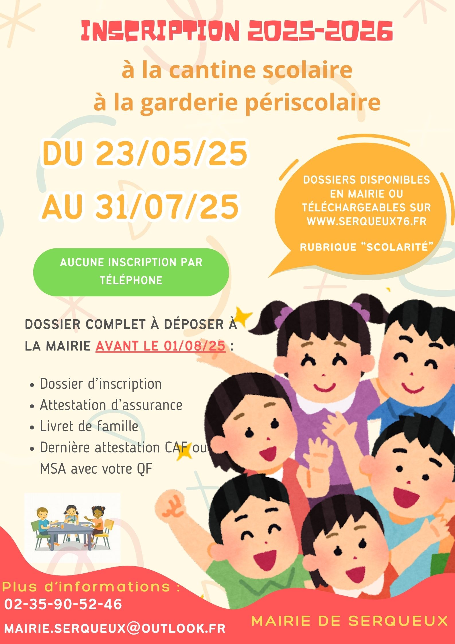 Les inscriptions sont ouvertes